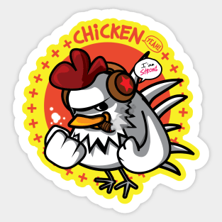 Strong Chicken Sticker